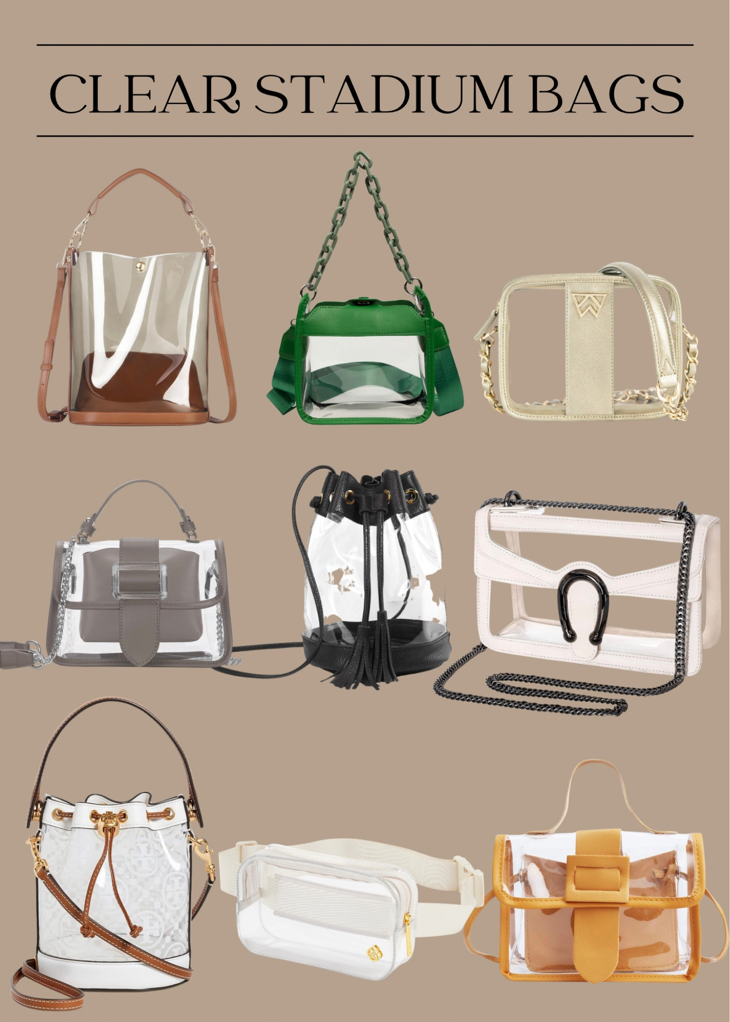 Stadium approved bags!

Clear bags, bags, stadium clear bags, stadium bags, handbags, football season

#LTKBacktoSchool #LTKitbag #LTKstyletip