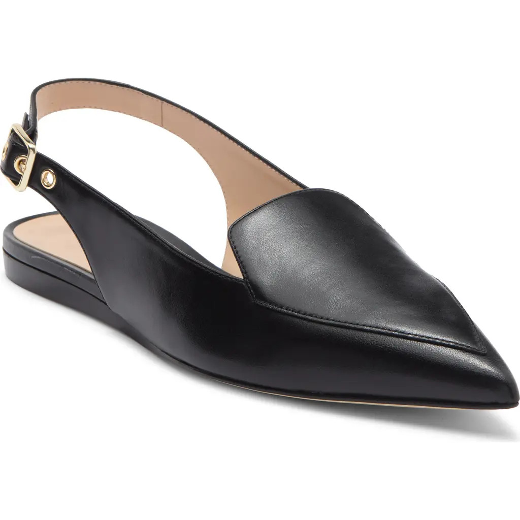 Stuart Weitzman Ryder Slingback Flat in Black at Nordstrom Rack, Size 8 | Nordstrom Rack