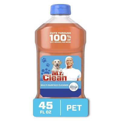 Mr. Clean Pet Multi-Surface Cleaner with Febreze Odor Defense - 45 fl oz | Target