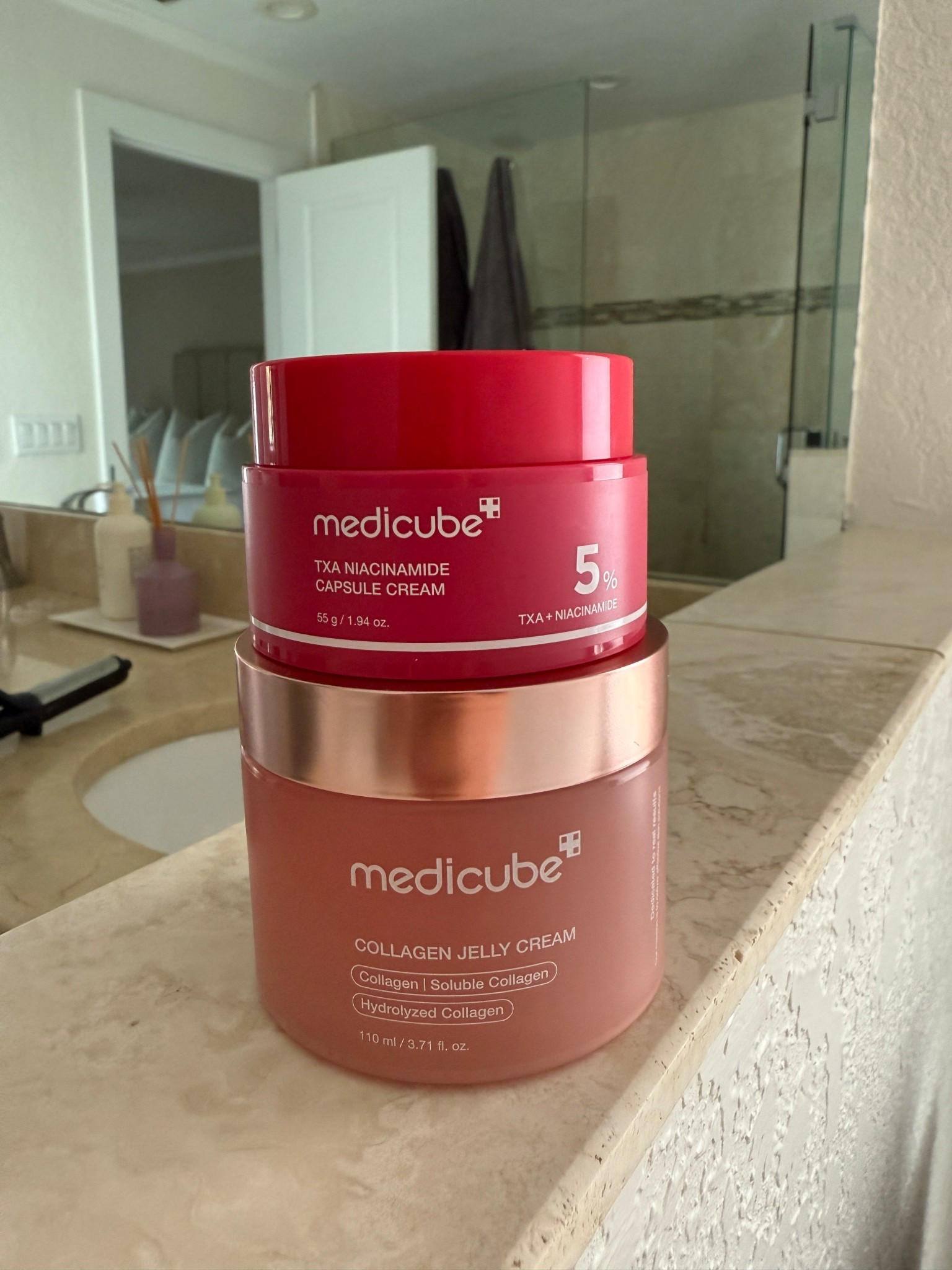 Perfect to use with your skin tools and really helps to boost collagen and hydration with your skin. #skincare #antiaging #medicube 

#LTKBeauty #LTKFindsUnder50 #LTKOver40