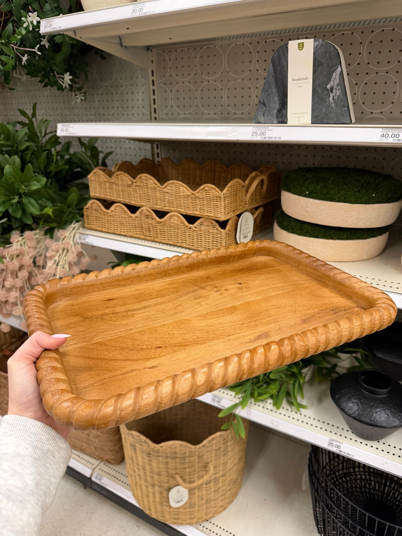 Look at this gorgeous wooden tray!! 

Home, home decor, home finds, home inspo, tray, wooden tray, Threshold, modern home, neutral home, organic home

#LTKFindsUnder50 #LTKHome #LTKSeasonal