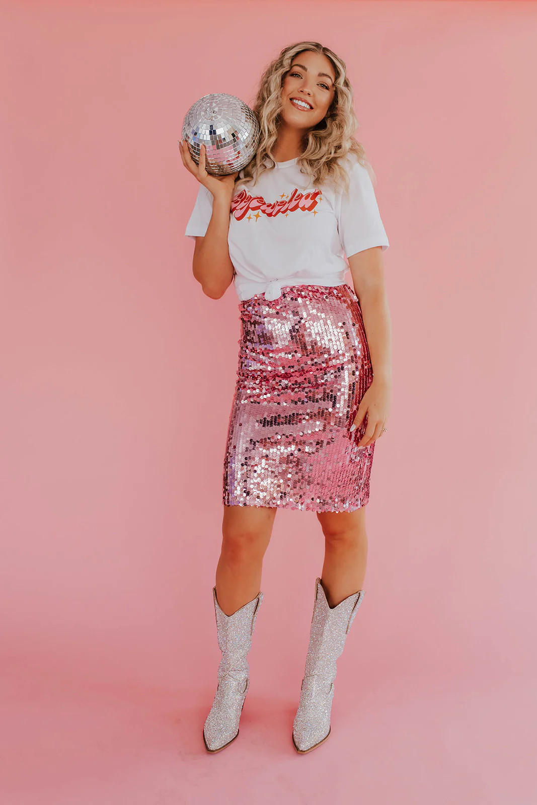 THE BEJEWELED TEE IN WHITE BY PINK DESERT | Pink Desert