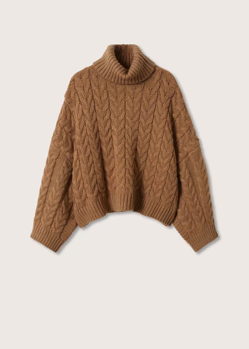 Oversize knit sweater | MANGO (US)