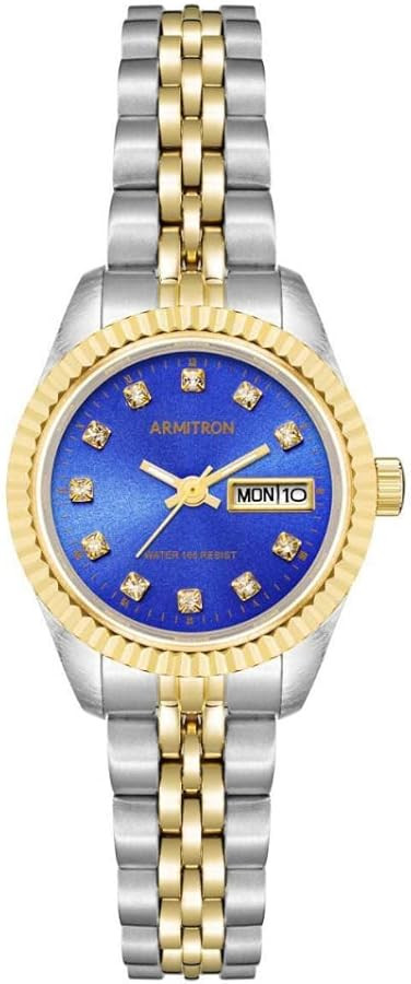 Armitron Women's Genuine Crystal Accented Bracelet Watch, 75-2475 | Amazon (US)