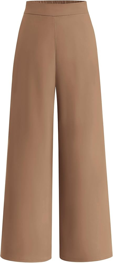 BTFBM Women High Waisted Wide Leg Pants Spring 2026 Business Casual Work Pants Loose Office Palaz... | Amazon (US)