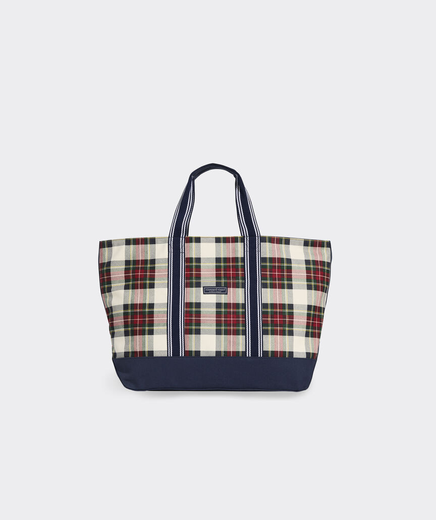 Tartan Large Heritage Tote | vineyard vines