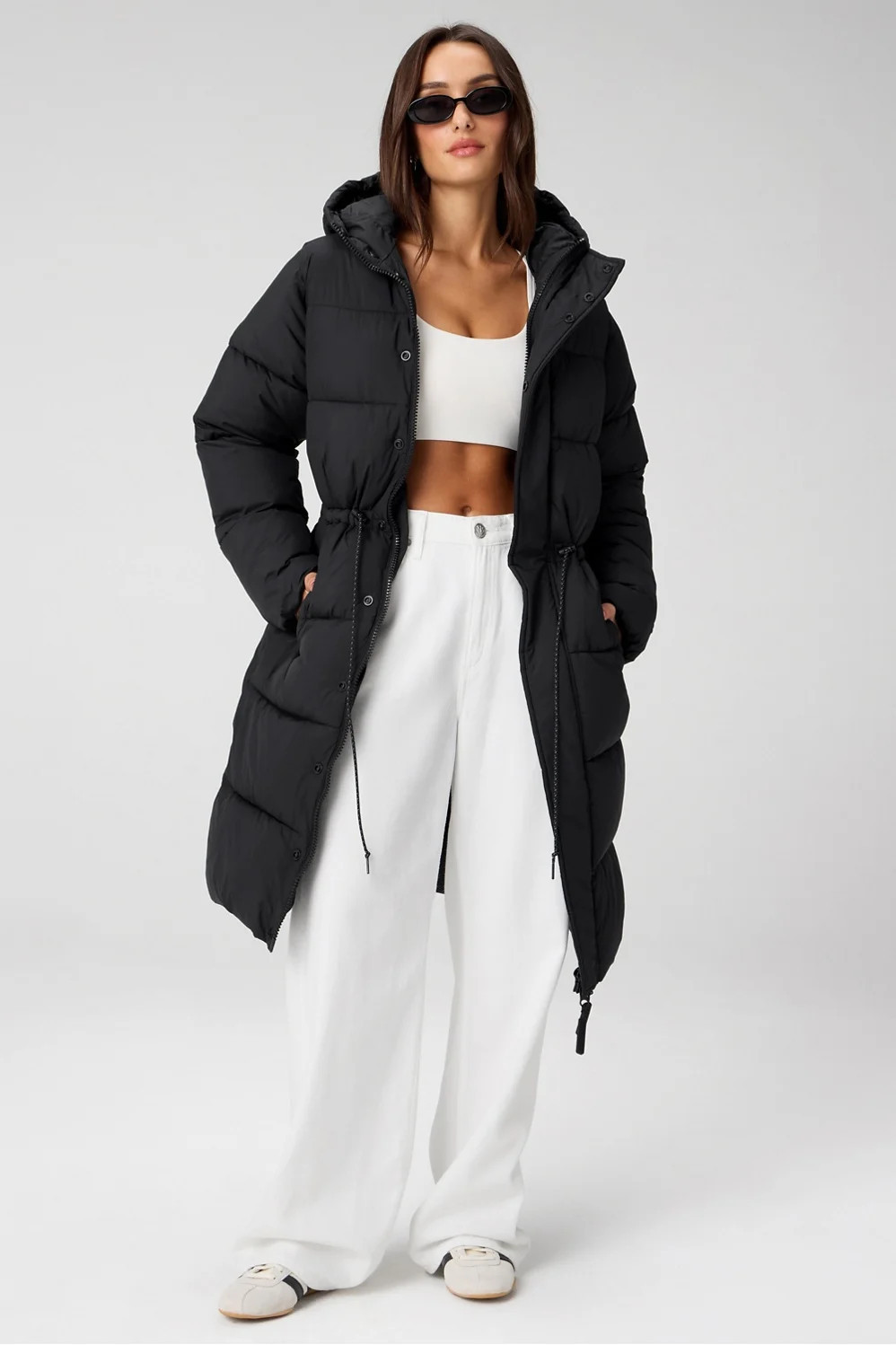 Manteau long Essential Womens Noir XXL-1X Fabletics | Fabletics Europe