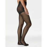 M&S Collection Women's Body Shaping Fishnet Tights - M - Black, Black | Marks & Spencer (UK)