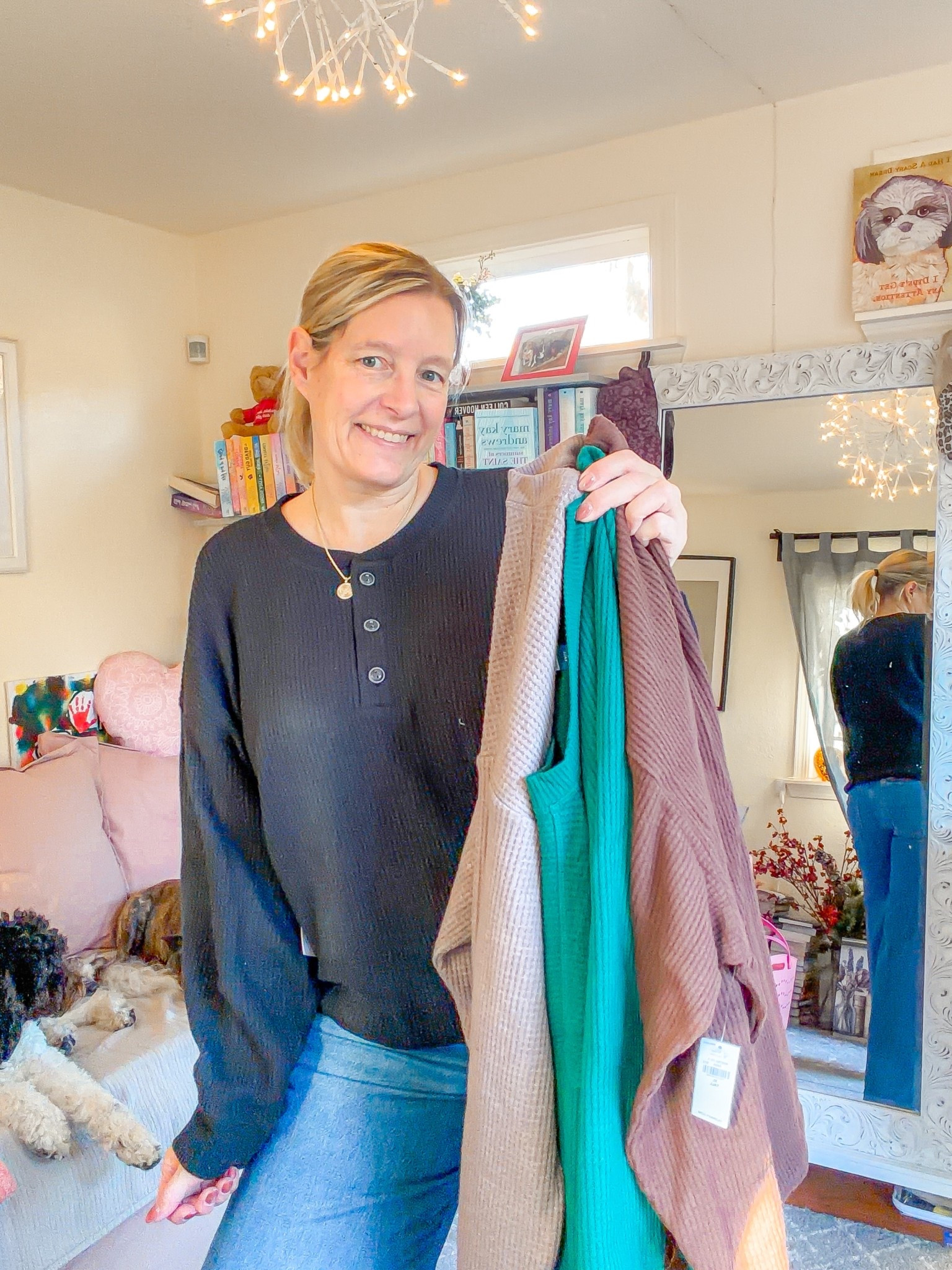 such a great top to layer underneath a cardigan or jacket! 

top large tall



#LTKOver40 #LTKSaleAlert #LTKSeasonal