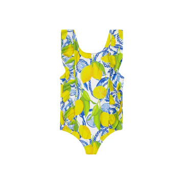The Positano - Infant, Toddler, & Girls Ruffle One Piece UPF 50+ | Kenny Flowers