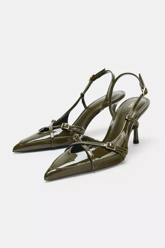 BUCKLED STRAPPY HEELS | Zara UK