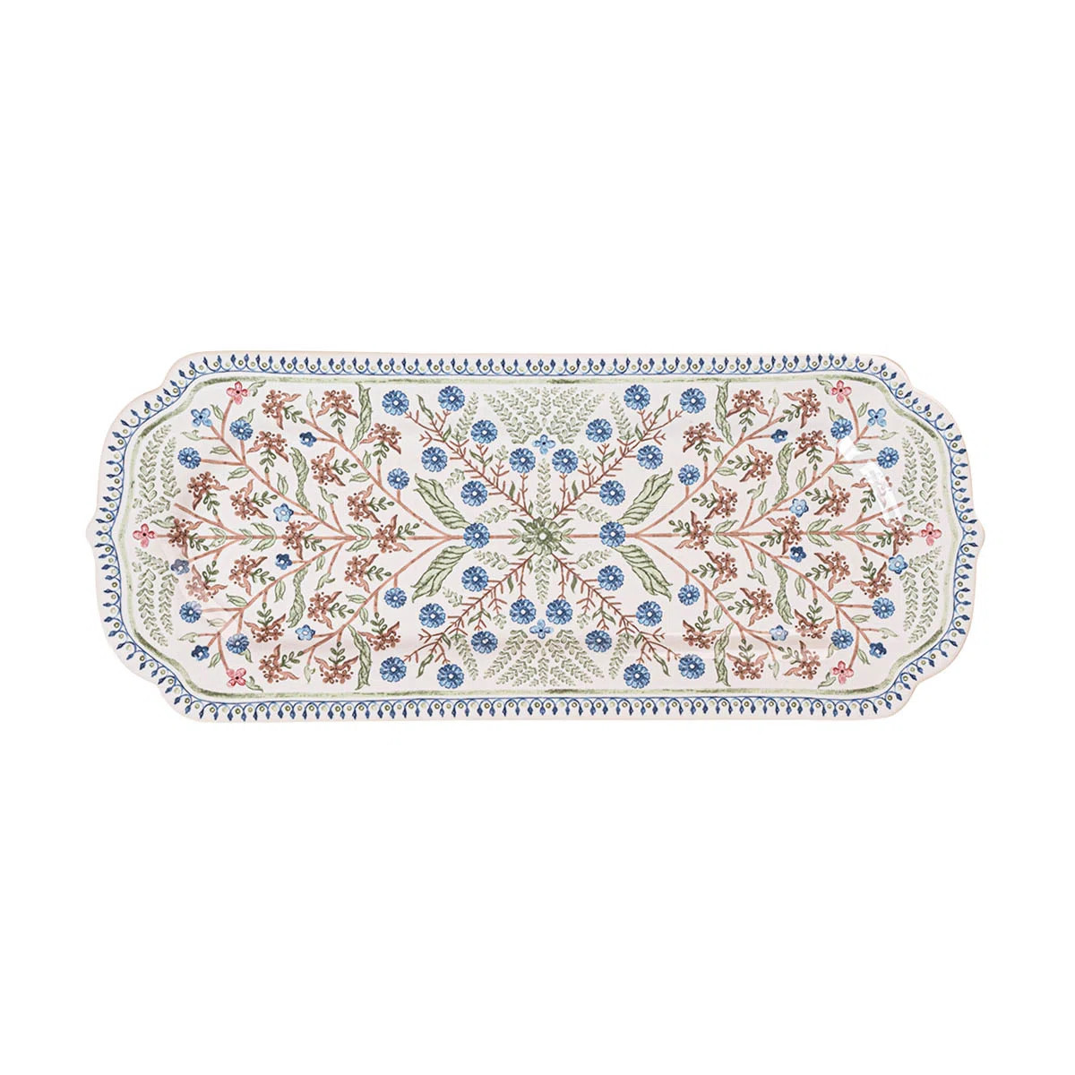Villa Seville 15" Hostess Tray - Chambray | Wayfair North America