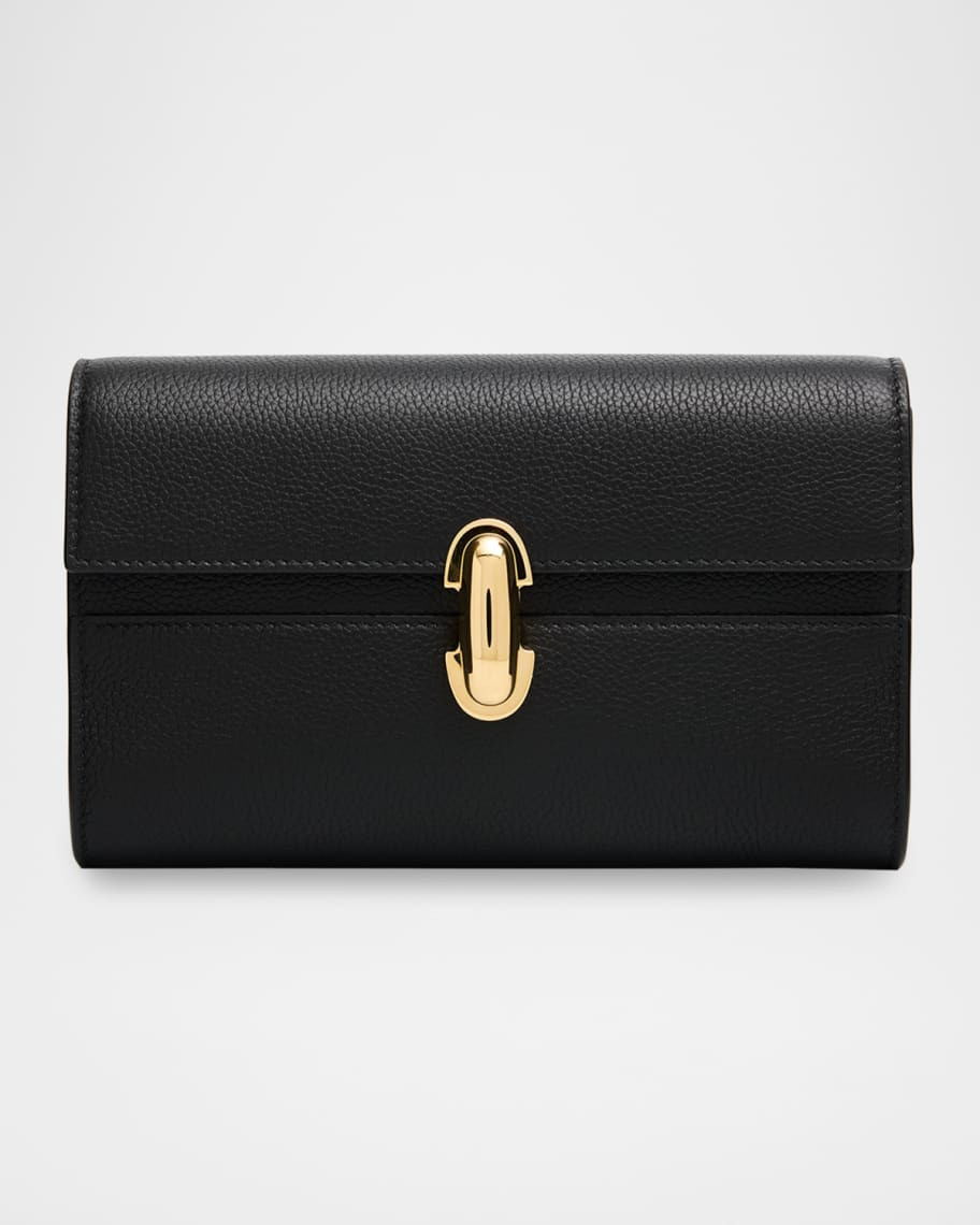 Savette Symmetry 19 Leather Top-Handle Bag | Neiman Marcus