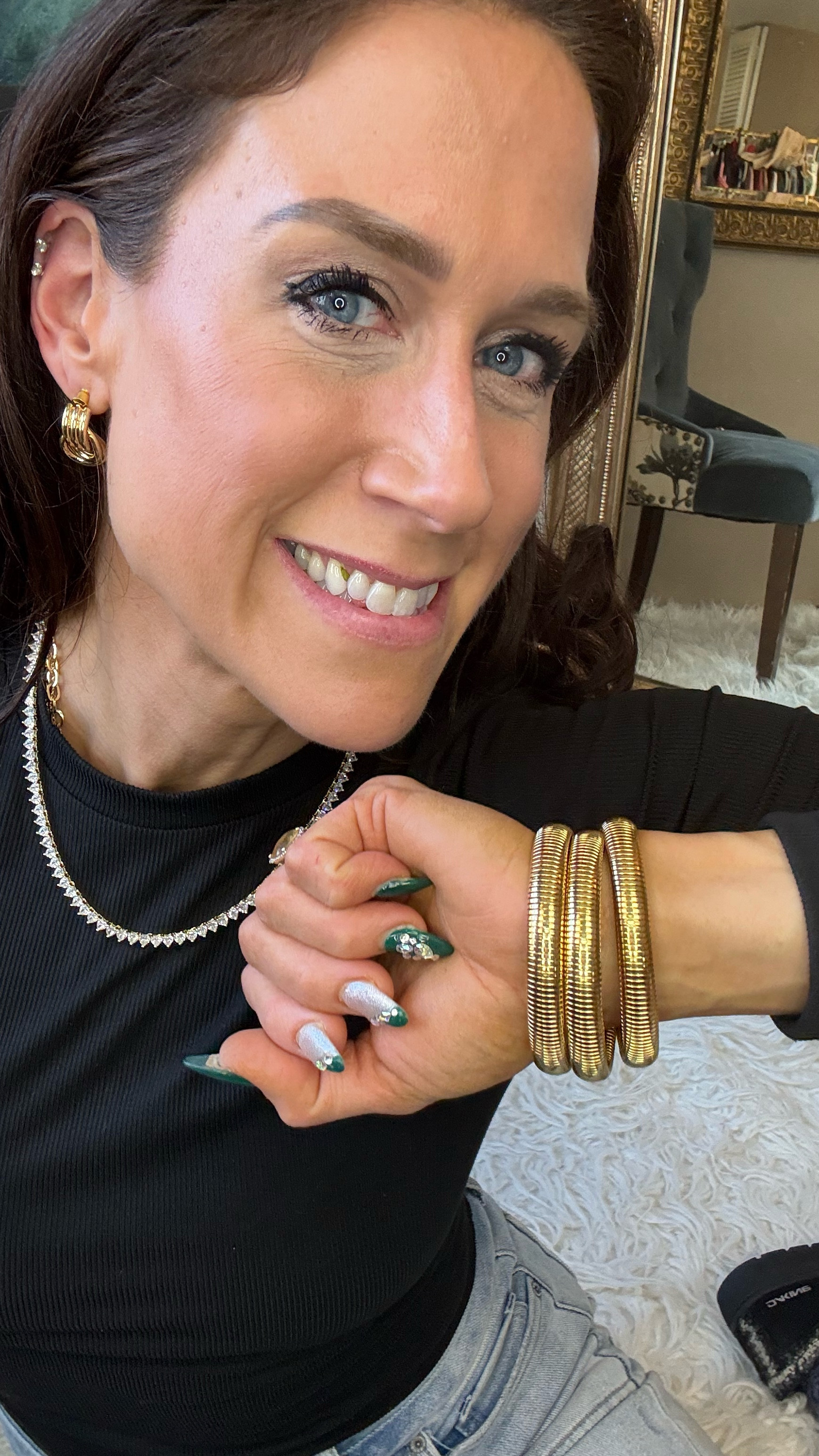 Stacked and stylish for spring and summer! These gold  bracelets are the perfect comfortable and cute accessory to elevate any outfit. I’m loving this set of 3 gold bracelets—they’re lightweight, flexible, and go with everything from casual to dressy looks. The perfect spring and summer jewelry to layer with your favorite pieces or wear solo for a chic, minimal vibe. Affordable gold bracelets you’ll reach for daily!

#GoldBracelets #StretchBracelets #StackedBracelets #SpringAccessories #SummerStyle #EverydayJewelry #CuteAffordableJewelry #SpringJewelry #SummerBracelets #MinimalJewelry #LayeredBracelets #JewelryStack #FashionAccessories #bigspringdeal #amazonfinds


#LTKStyleTip #LTKSaleAlert #LTKFindsUnder50