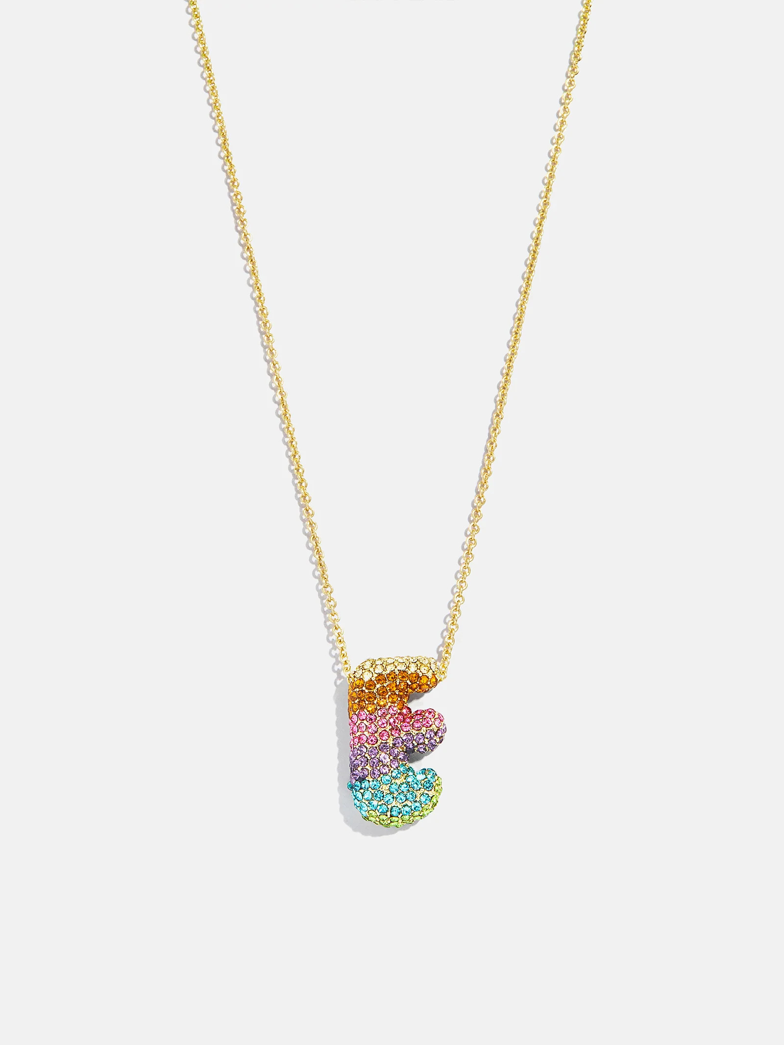 Kids' Bubble Initial Necklace - Multi | BaubleBar