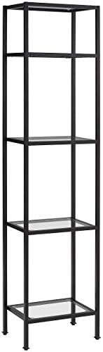 Crosley Furniture Aimee Narrow Etagere Bookcase, Oil-Rubbed Bronze | Amazon (US)