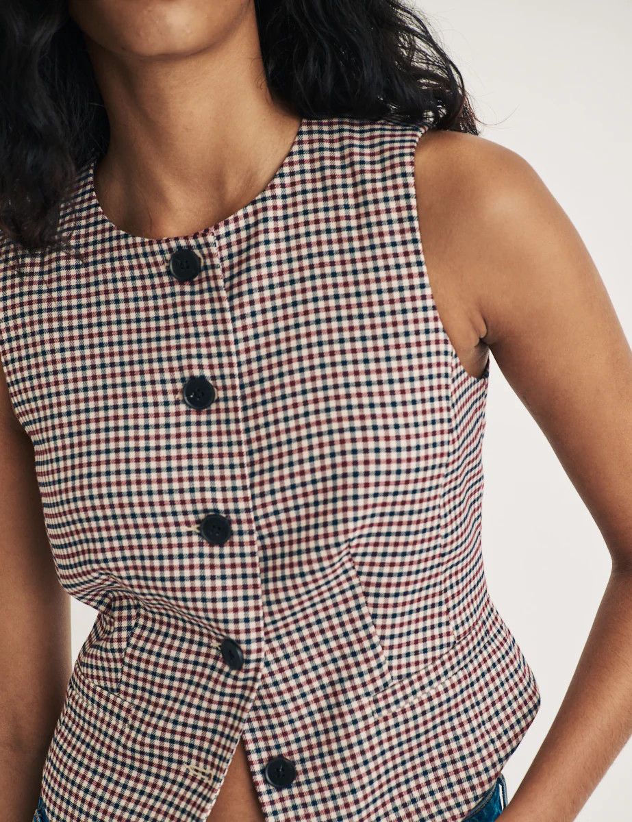 Heritage Check Waistcoat | Nobody's Child