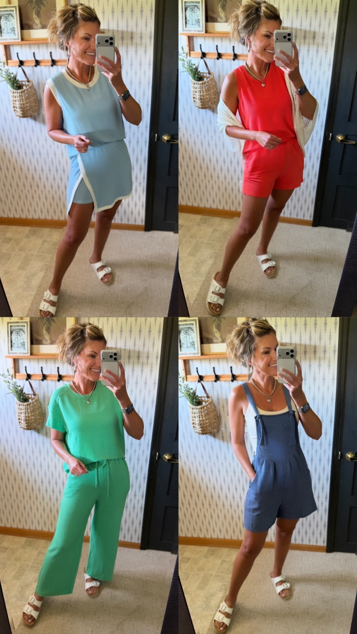 Ribbed, lightweight dreamy pieces from Amazon. 
Wearing medium in everything  

#LTKmomlife #LTKSeasonal #LTKOver40