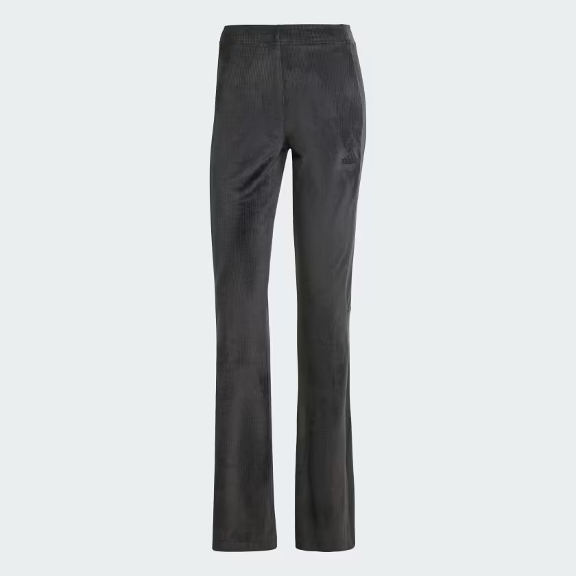 Tiro Cut 3-Stripes Stretchy Velour Flared Leggings | adidas (US)
