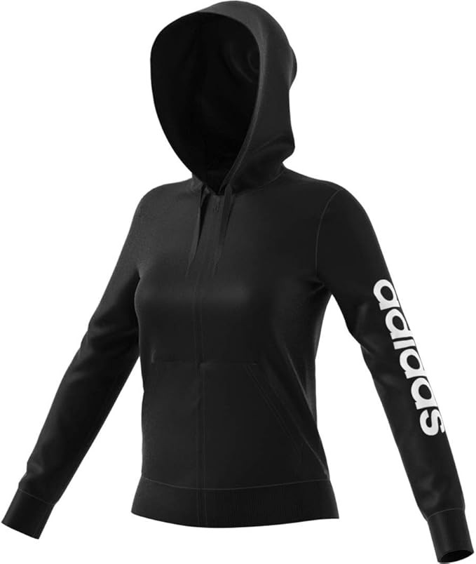 adidas Women's Essentials Linear Hoodie | Amazon (US)