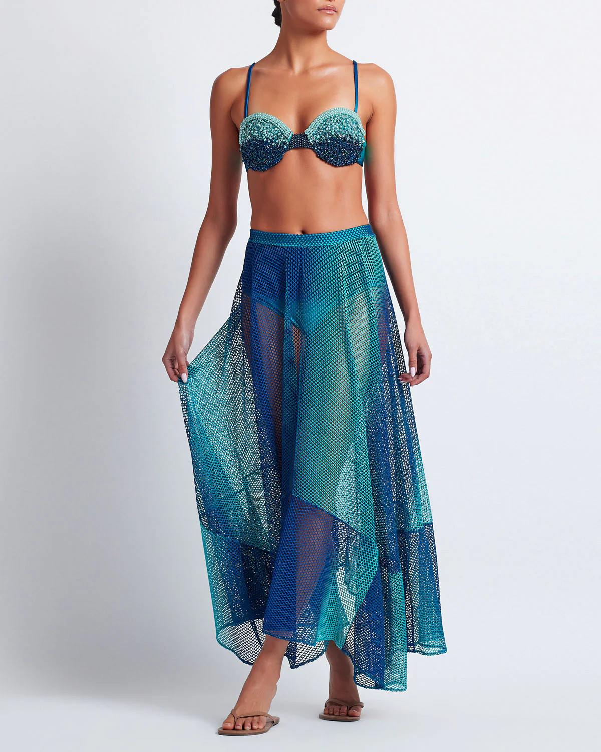 OMBRE NETTED BEACH SKIRT | PatBO