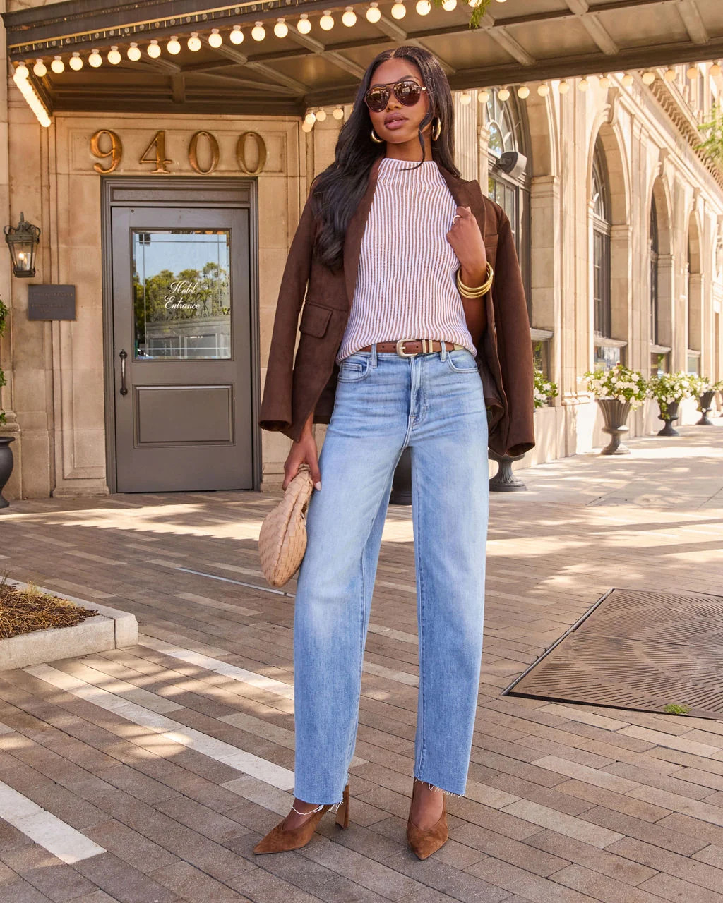 VICI Icon Super Stretch High Rise Straight Jeans Medium Wash / 24 | VICI
