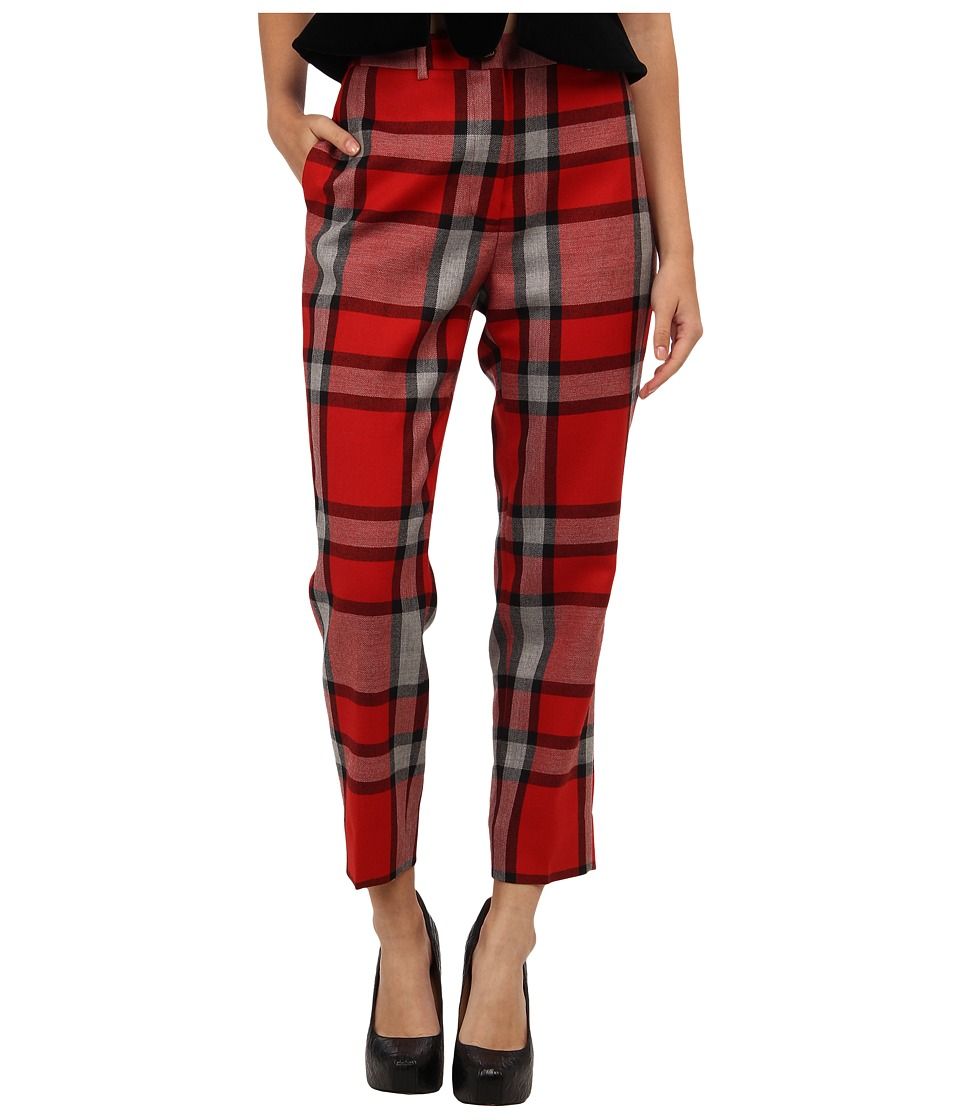 Vivienne Westwood Red Label Plaid Pant (Red Multi) Women's Casual Pants | Zappos