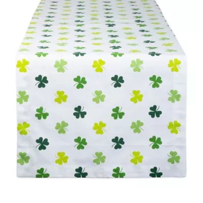 Design Imports Shamrock Shake 72-Inch Table Runner in Green | Bed Bath & Beyond