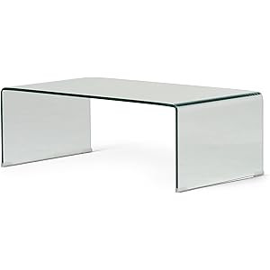 Safavieh Home Collection Atka Coffee Table, Clear | Amazon (US)