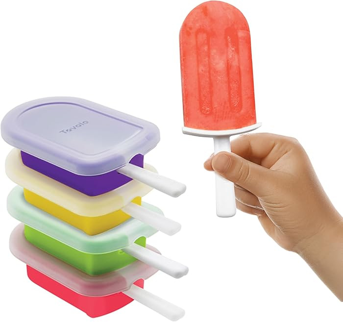 Tovolo Stackable Popsicle Molds with Sticks 4 Pack Reusable Silicone Homemade Pop Maker Mold for ... | Amazon (US)