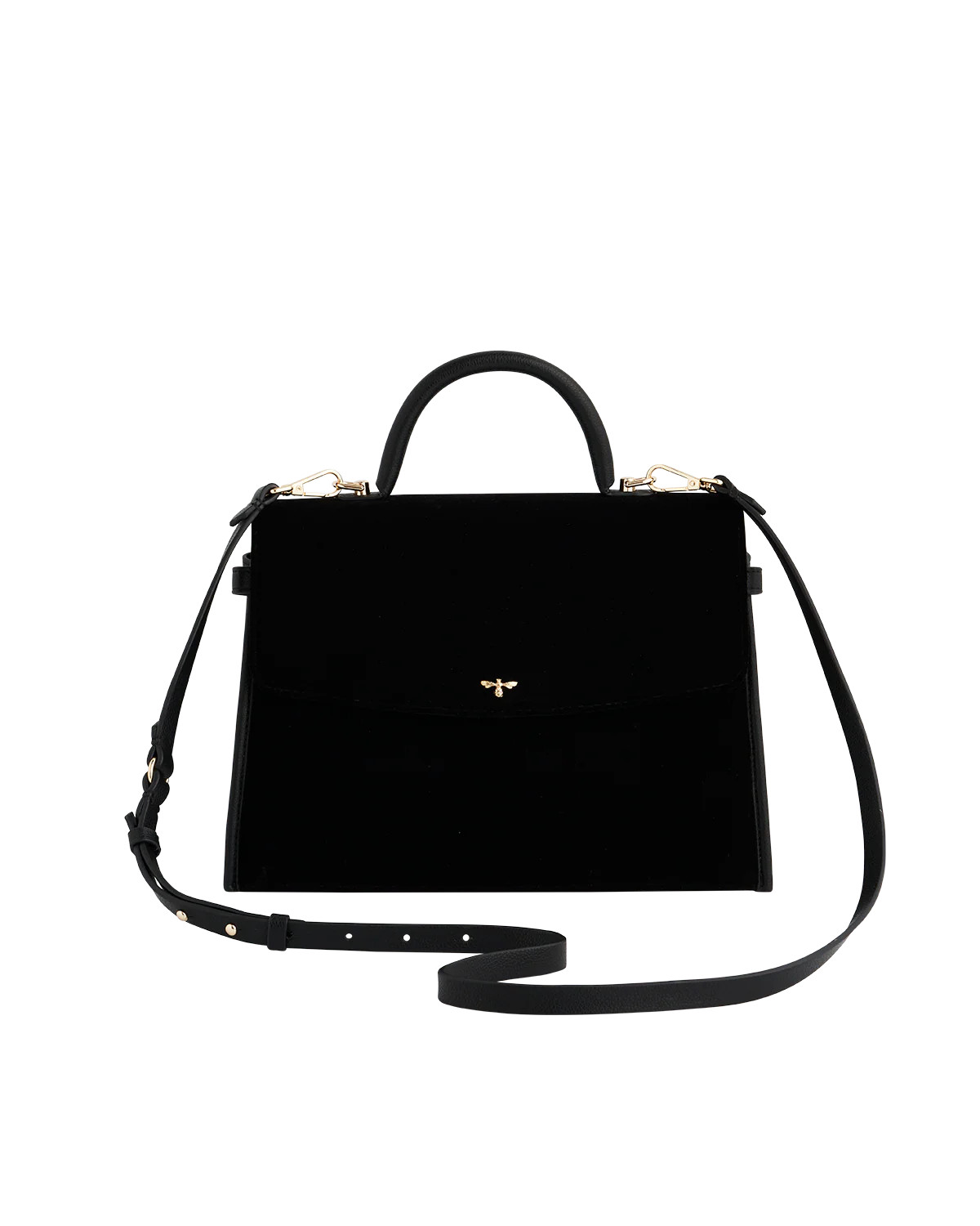Black Structured Tote Medium | Fable England