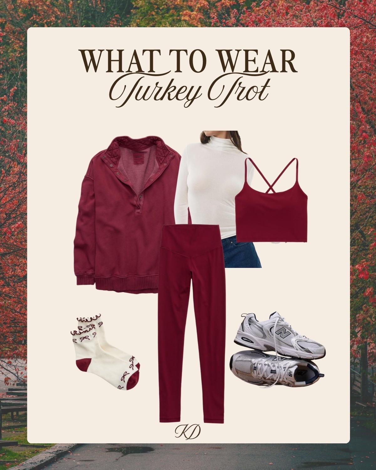 Thanksgiving week outfits: morning walk or Turkey Trot! The color is perfect for this time of year 

#LTKootd #LTKHoliday #LTKActive