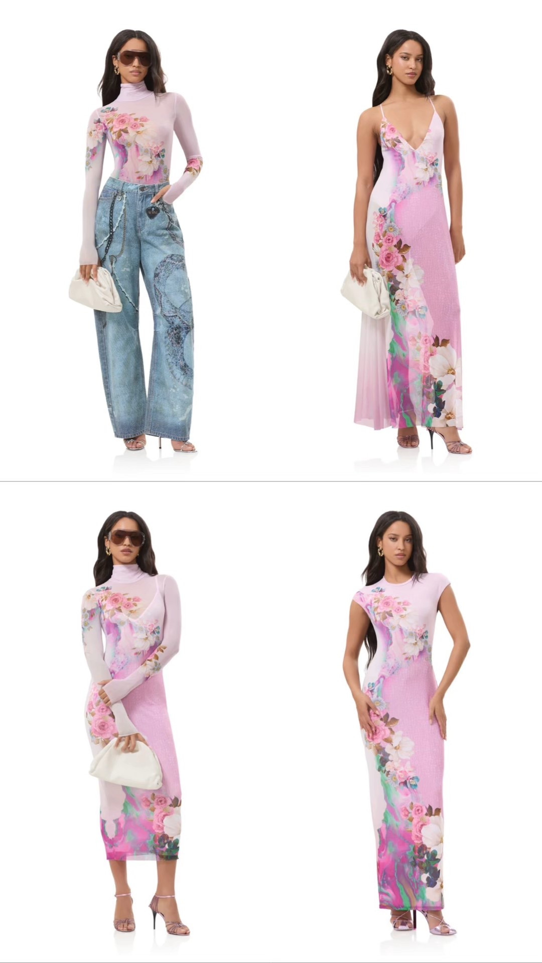 Completely in love with this marble floral print by @AFRM - I have two of these pieces and now feel like I need them all. I wear a medium! 💕🌸💕

#LTKootd #LTKValentine #LTKNYFW