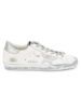 Superstar Metallic Trim Leather Sneakers | Saks Fifth Avenue OFF 5TH