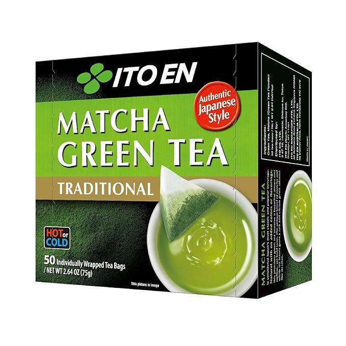 Ito En Traditional Matcha Green Tea 50 Count Zero Calories, Caffeinated | Amazon (US)