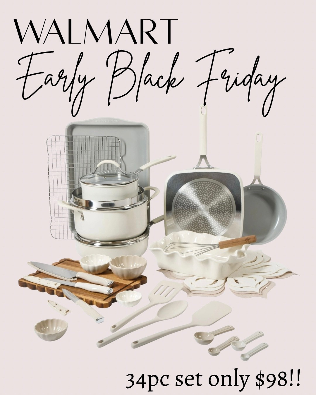 Walmart Black Friday deal / cookware set 





Baking sheets 
Pots and pans 
Christmas gift idea
Gifts for her 
Bakeware 
Cooking utensils 
Cutting board 
Walmart home
Walmart finds
Walmart deals 

#LTKCyberWeek #LTKGiftGuide #LTKHome