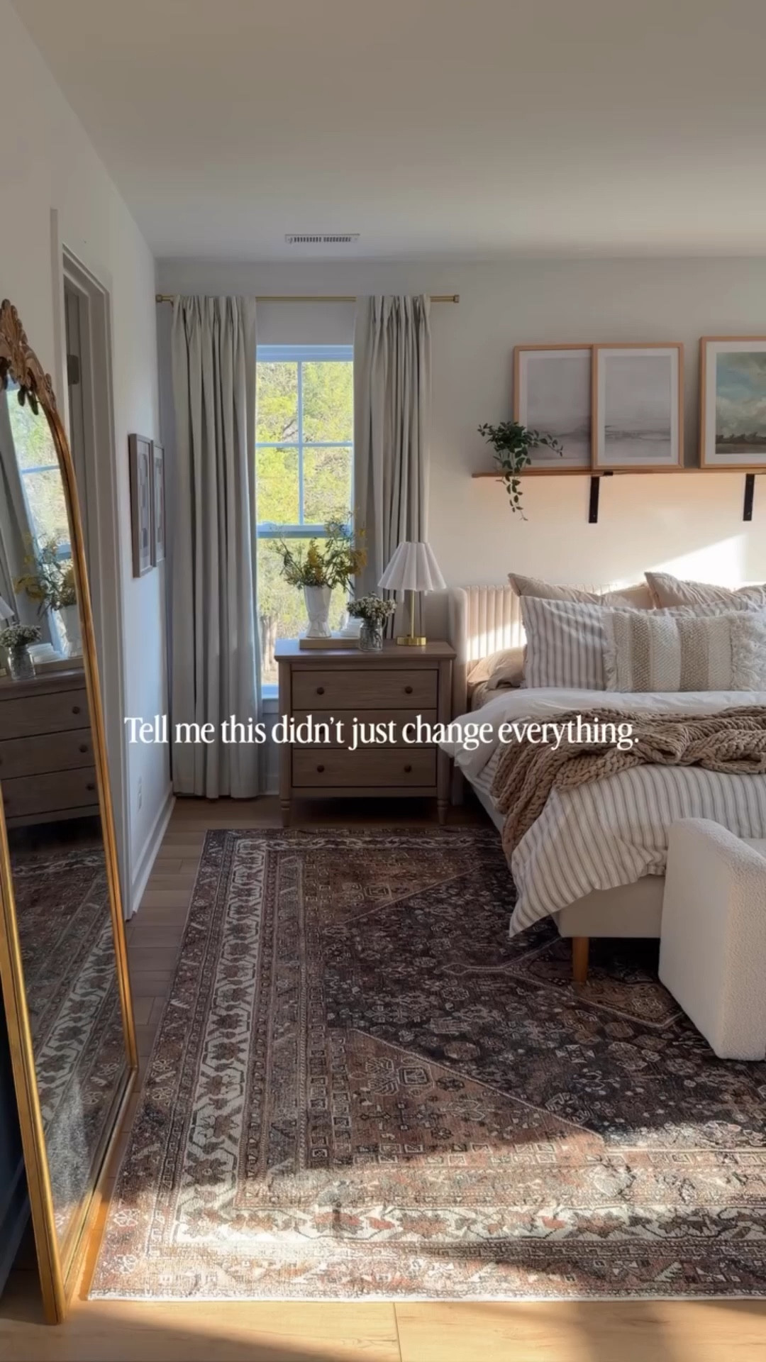 A new rug that truly fits this space made the biggest impact ✨ This is the Nessa rug in apricot/olive from the @joonloloi spring launch and it’s stunning and SO incredibly soft. The perfect piece to help transform this space! 

#LTKHome #LTKSpringSale