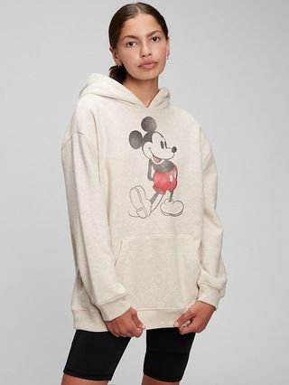 Teen | Disney Mickey Mouse Oversized Graphic Hoodie | Gap (US)