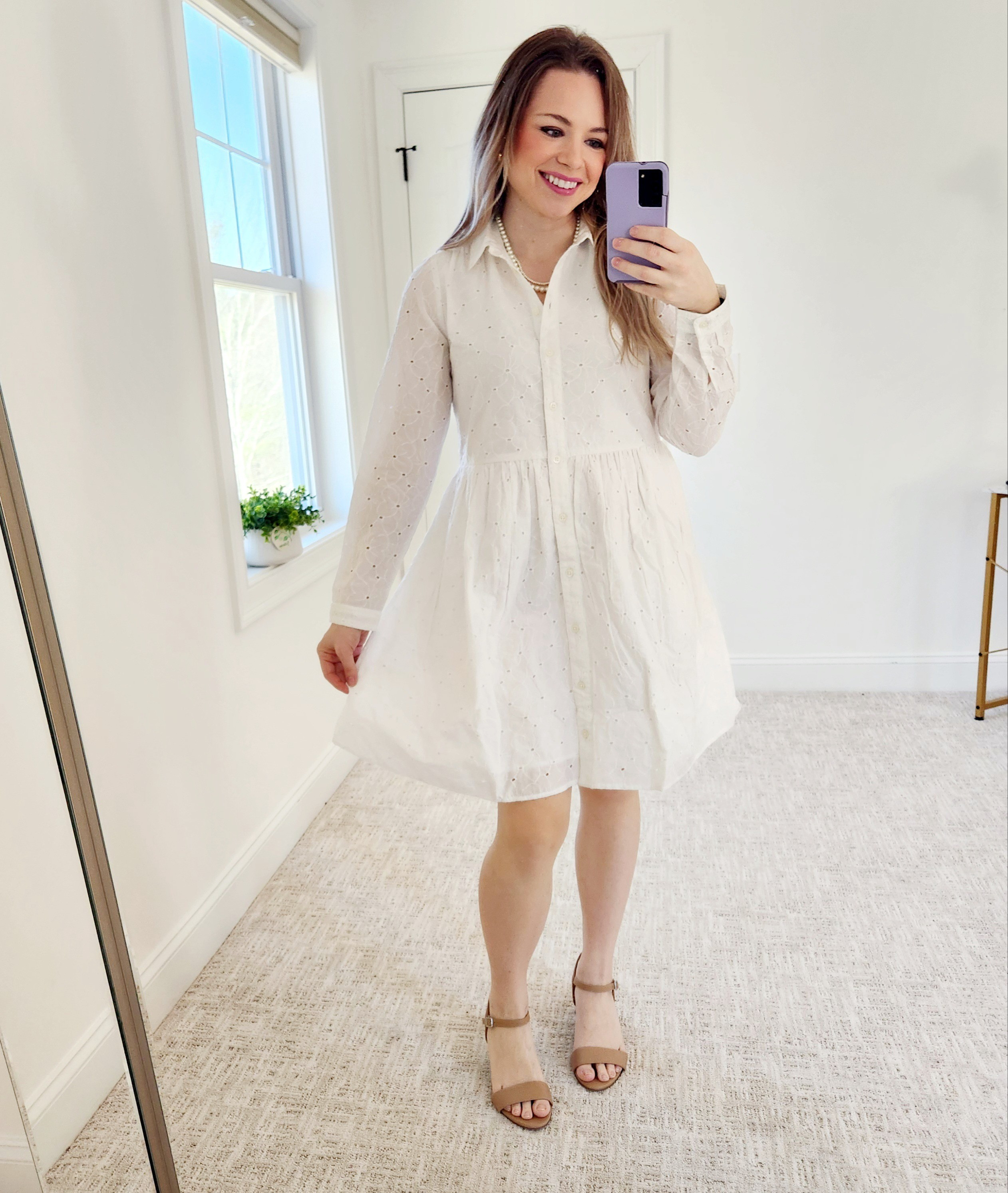 Perfect white eyelet dress size small

#LTKparties #LTKVideo #LTKover40