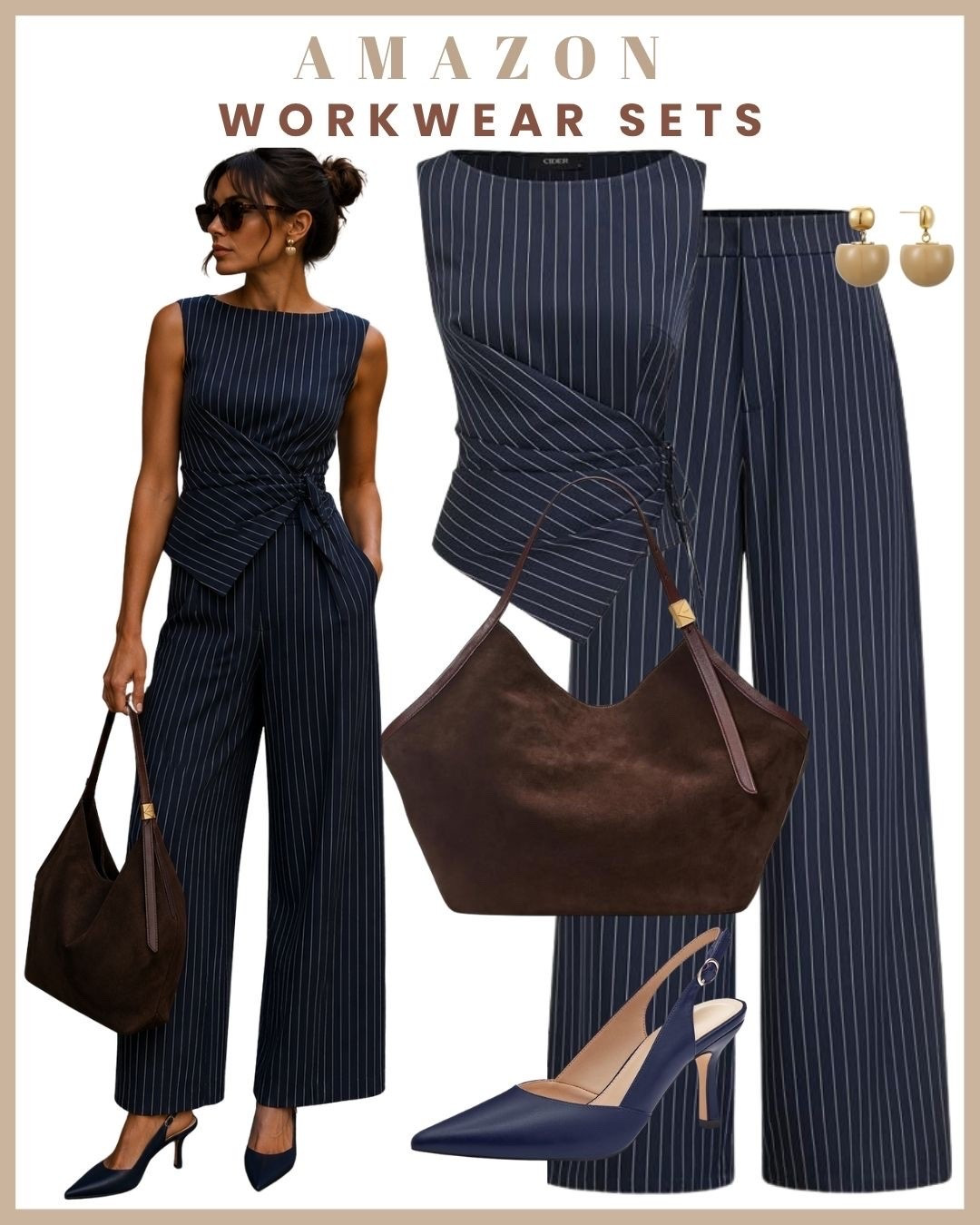 Workwear set from amazon.

#LTKasia #LTKsale #LTKover50style