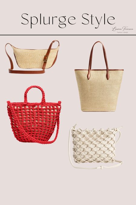 Prettiest woven bags for summer! Featuring colorful knit bags!

#LTKSeasonal #LTKMidsize #LTKItBag