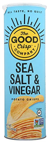 The Good Crisp Company, Sea Salt & Vinegar Flavor Potato Crips, 5.6 Oz (Pack of 8) | Amazon (US)