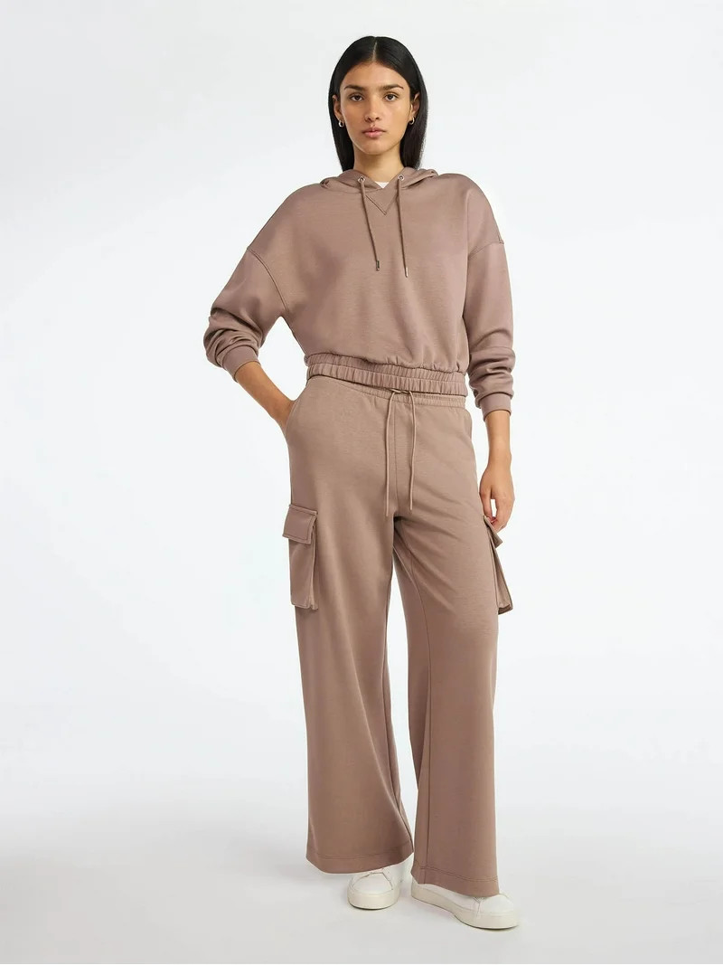 Scoop Women's New Scubaknit Pullover Hoodie, Sizes XS-XXL | Walmart (US)