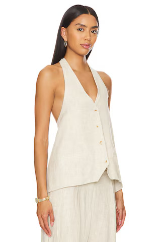 LIONESS Hills Halter Top in Oatmeal from Revolve.com | Revolve Clothing (Global)