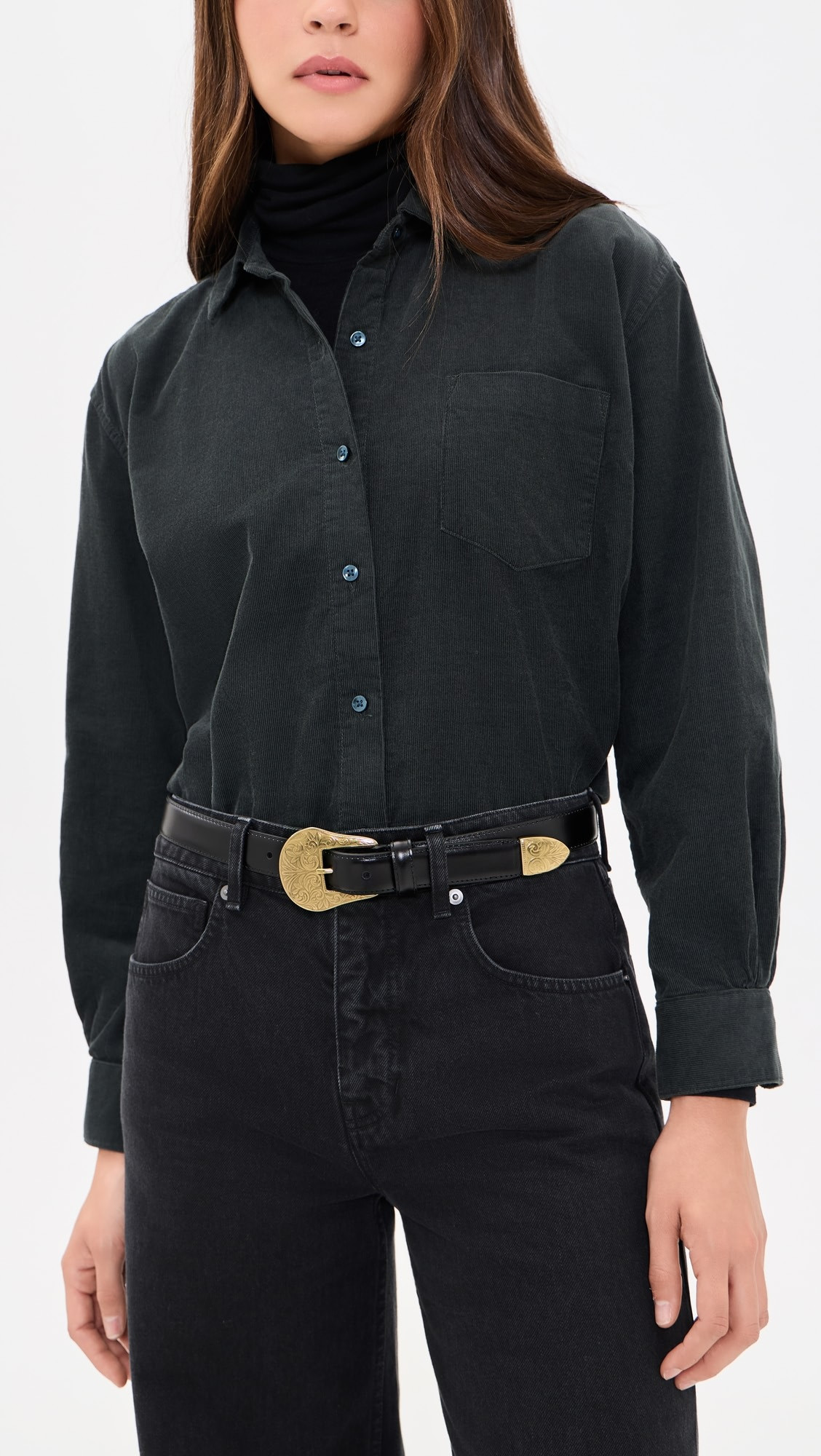 French Calf Leather Belt | Shopbop