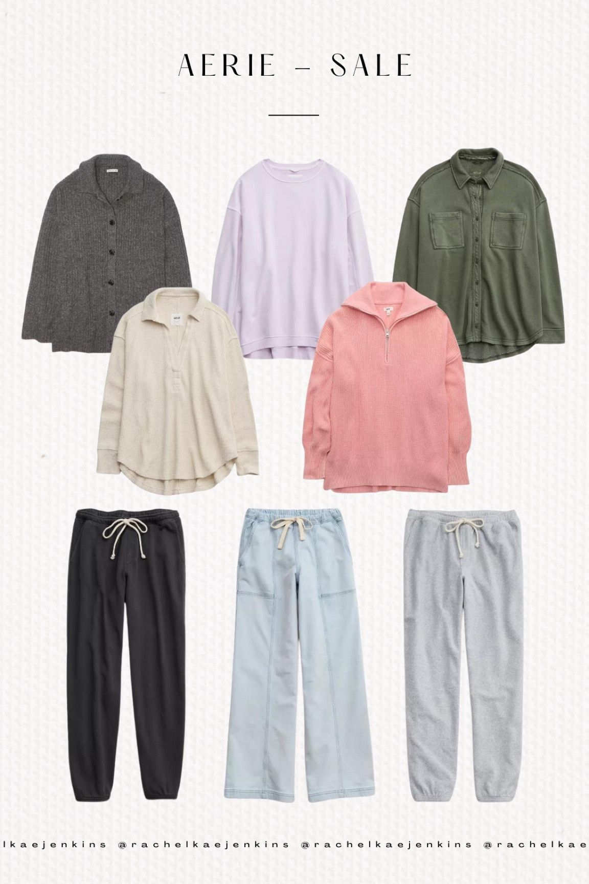 Up to 60% off at Aerie! I love all of their cute loungewear, everything is so comfy, cozy! Perfect for lounging during these colder days🥰❄️☃️🩷

Aerie sale, aerie sale finds, aerie loungewear, aerie sweater, best aerie finds 

#LTKfindsunder50 #LTKfindsunder100 #LTKsalealert