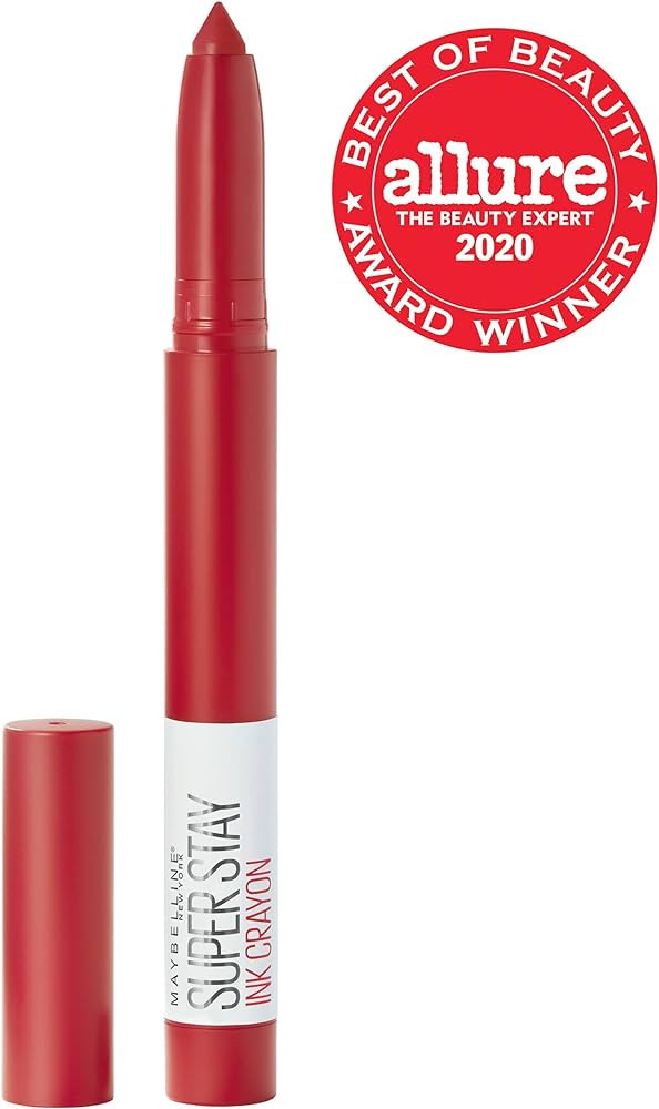 Maybelline Super Stay Ink Crayon Lipstick Makeup, Precision Tip Matte Lip Crayon with Built-in Sh... | Amazon (US)