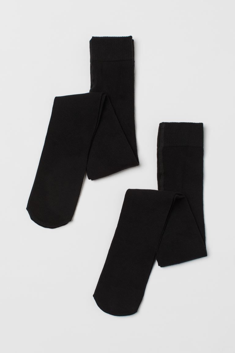2-pack Fine-knit Tights | H&M (US)