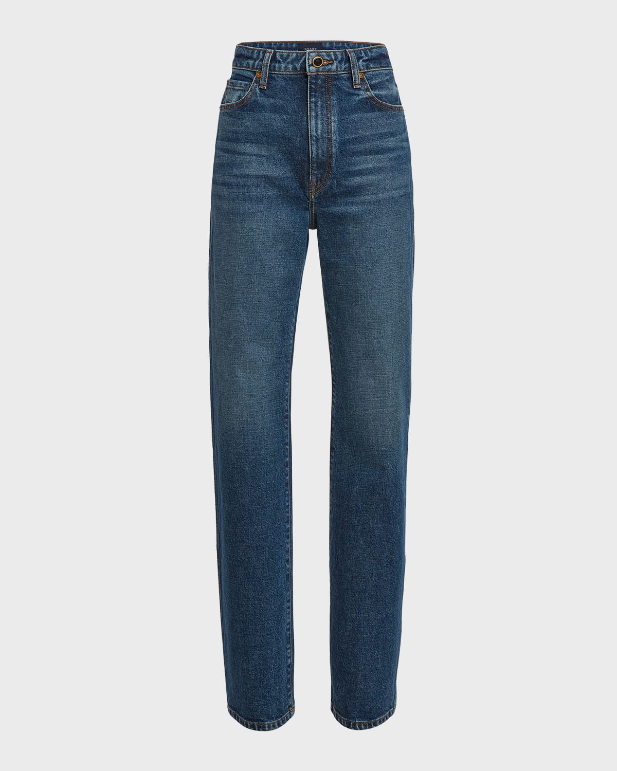 Danielle High-Rise Straight-Leg Ankle Jeans | Neiman Marcus