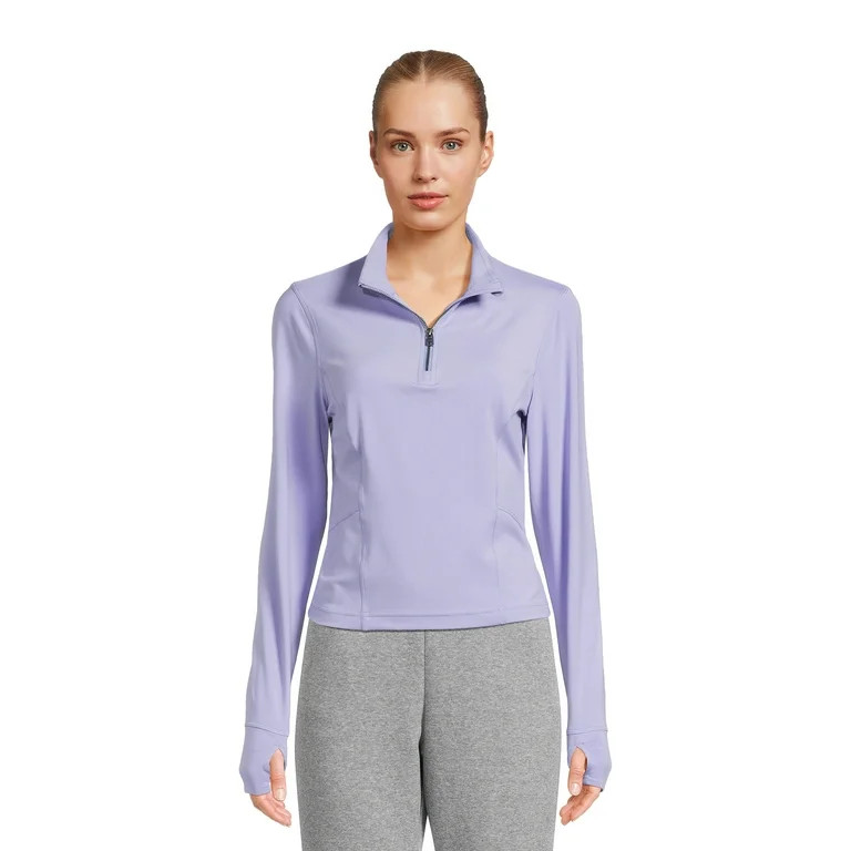 Avia Women's Pullover Quarter Zip Jacket, Sizes XS-XXXL | Walmart (US)